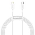 Kábel USB-C / Lightning radu Baseus Superior - 1.5m, 20W - biely