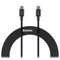 Kábel USB -C / USB -C Baseus Superior - 100 W, 2 m - Čierna