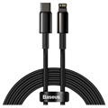 Baseus Tungsten Gold USB -C / Lightning Cable 20W - 2 m - Čierna
