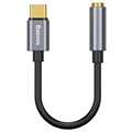 Baseus USB-C / 3,5 mm kábel Audio Adapter Cahub-EZ0G-Tmavo šedá