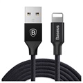 Baseus yiven USB 2.0 / Lightning Cable - 1,8 m - čierna