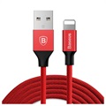 Baseus yiven USB 2.0 / Lightning Cable - 1,8 m - červená