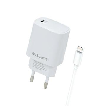 Beline PD 3.0 20W Lightning Charger - iPhone 14/13/12/X/iPad Pro - White