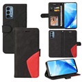 Bi -Color Series OnePlus Nord N200 5G Pase Wallet - Black