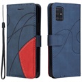 BI -Color Series Samsung Galaxy A51 peňaženka - modrá