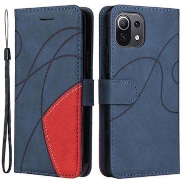 BI -Color Series Xiaomi Mi 11 Lite 5G Wallet Case - Blue