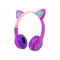 Blow LED Ears Wireless Headphones for Kids with Bluetooth 5.0 - Purple