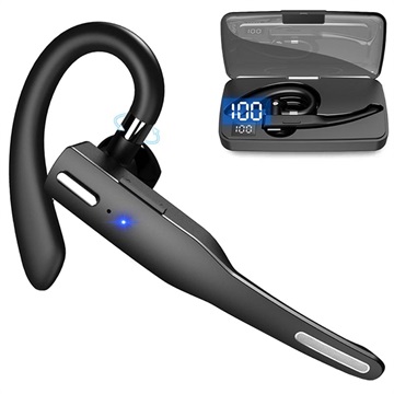 Bluetooth Headset s nabíjacím puzdrom YYK525 - čierna