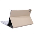 Samsung Galaxy Tab S6 Lite 2020/2022/2024 puzdro na klávesnicu Bluetooth - zlato