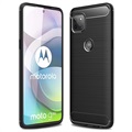 Motorola Moto G 5G Brushed TPU puzdro - uhlíkové vlákno (Otvorená krabica - Výborná)