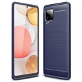 Samsung Galaxy A42 5G Brushed TPU Case - uhlíkové vlákno