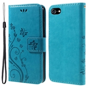 iPhone 7/8/SE (2020)/SE (2022) Butterfly Series Case Wallet - Blue