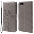 iPhone 7/8/SE (2020)/SE (2022) Butterfly Series Case Wallet - Grey