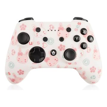 CX-270C Wireless Bluetooth Game Controller for Nintendo Switch/PC/Smartphones/Tablets - Rabbit