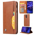 Séria sada kariet Huawei Mate 20 Lite Wallet Case - Brown