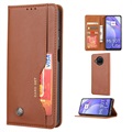 Séria sada kariet Xiaomi Mi 10t Lite 5G Wallet Case - Brown