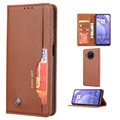 Séria sada kariet Xiaomi Mi 10t Lite 5G Wallet Case - Brown