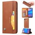 Séria sada kariet Huawei P30 Lite Wallet Case - Brown