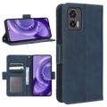 Cardholder Series Motorola Edge 30 Neo Puzdro na Peňaženku - Modrá