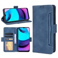 Séria držiteľov kariet Motorola Moto E20 Pase Wallet - Blue