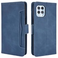 Séria držiteľov kariet Motorola Moto G100/Edge S Wallet Case - Blue