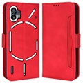 Cardholder Series Nothing Phone (1) Wallet Case - Red