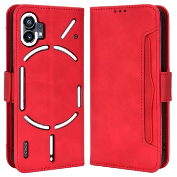 Cardholder Series Nothing Phone (1) Wallet Case - Red