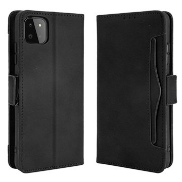 Séria držiteľov kariet Samsung Galaxy A22 5G, Galaxy F42 5G Pase Wallet - Black