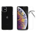 iPhone 11 puzdro s ochrancom obrazovky s temperovaným skleneným sklom