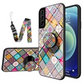 Hybridný puzdro Samsung Galaxy S21 5G - farebná mandala