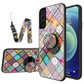 Korný vzor Samsung Galaxy S21+ 5G Hybridný prípad - farebná mandala