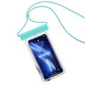 Clear IPX8 Universal Waterproof Case / Dry Bag - 7" - Baby Blue