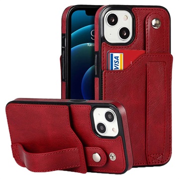 iPhone 13 Mini potiahnutý puzdro TPU s RFID - červená