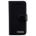 iPhone 5 / 5s / SE Commander Book Elite Leather Case - Black