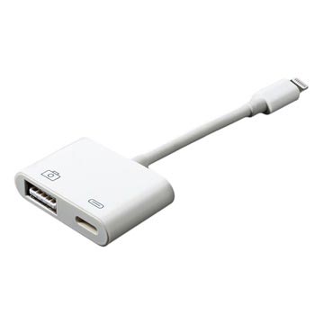 Kompatibilný blesk na adaptér fotoaparátu USB 3.0 - biely