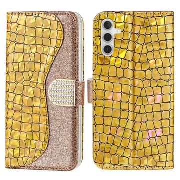 Croco Bling Series Samsung Galaxy A34 5G Puzdro do Peňaženky