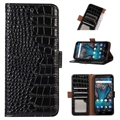 Crocodile Séria Nokia G22 Kožené Puzdro na Peňaženku s RFID