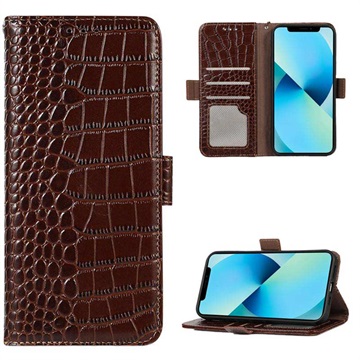 Krokodílová séria OnePlus Nord Ce 2 Lite 5G Wallet Leather puzdro s RFID