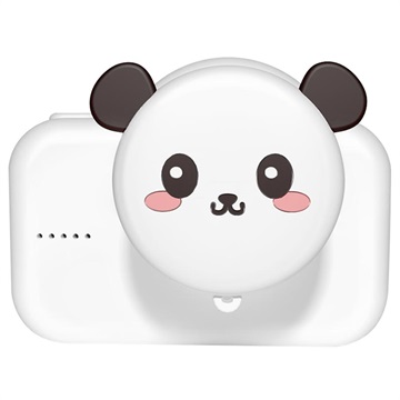 Roztomilý digitálny fotoaparát pre deti s dvojitou šošovkou s 32 GB pamäťovou kartou - 20MP - Panda