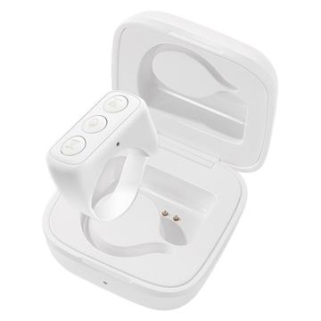 D01 Pro Bluetooth Fingertip Video Controller Tiktok Krátke zariadenie na otáčanie stránok s videom Music Media Smart Clicker - biely
