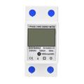 DDS662 Kilowatt Monitor spotreby elektrickej energie AC 230V 50Hz Merač spotreby elektrickej energie Watt Tester - biely