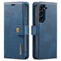 DG.Ming Samsung Galaxy S23 5G Odnímateľné Kožené Puzdro - Modrá