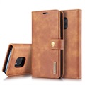 DG.ming Huawei Mate 20 Pro Drachable Wallet Leather Case - Brown