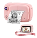 Digitálna Okamžitá Kamera pre Deti s 32GB Pamäťovou Kartou - Ružová