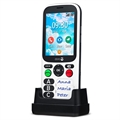 Doro 780X - 4G, Bluetooth, 1600mAh - Čierna / Biely