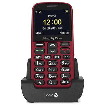 Doro Primo 366 - 0,3 MP, FM Radio, Bluetooth - červená