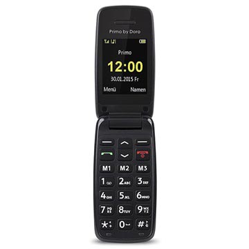 Doro Primo 401 - Bluetooth, FM Radio, 800 mAh - červená