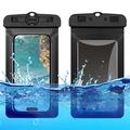 Double Lock Universal Waterproof Case - 6.5", IPX8 - Black