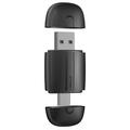 Dual-Head 2-in-1 Wireless CarPlay and Android Auto Adapter