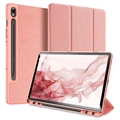 Samsung Galaxy Tab S9 Dux Ducis Domo Tri-Fold Puzdro Smart Folio - Ružová